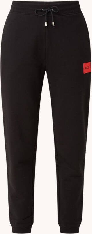 Hugo Boss Dachibi_redlabel high waist tapered fit joggingbroek met metallic logo