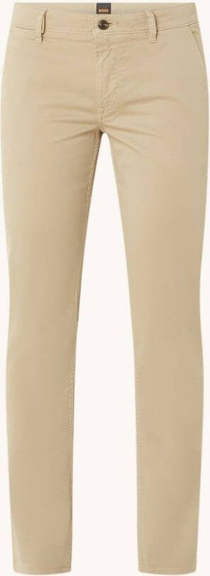 Hugo Boss Schino slim fit chino met steekzakken en stretch
