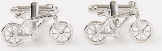 Manchetknopen Profuomo fiets gepolijst rhodium ONE SIZE