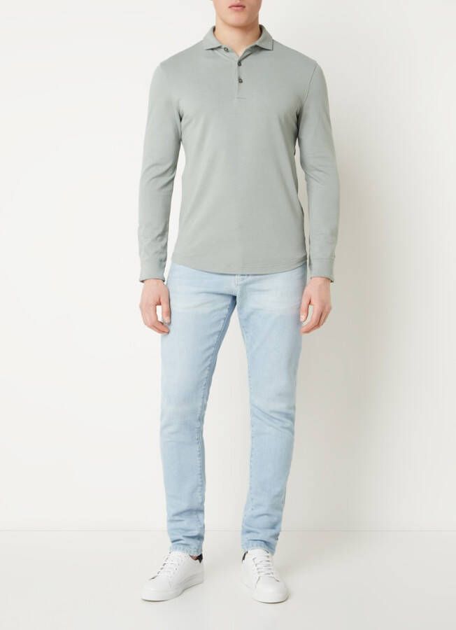 Profuomo Long Sleeve Tops , Groen, Heren