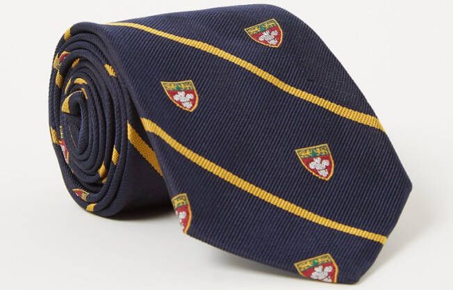 Ralph Lauren Stropdas van zijde met borduring