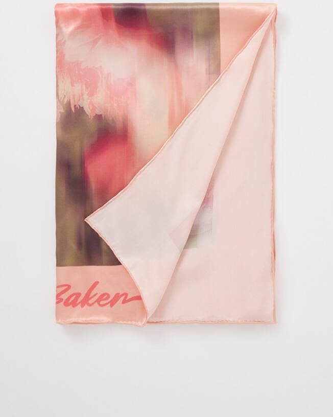 Ted Baker Blurred floral sjaal van zijde met print 180 x 65 cm