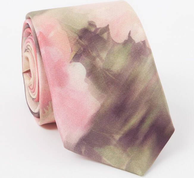 Ted Baker Blurtie stropdas met bloemenprint van zijde