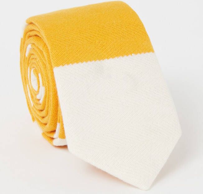 Ted Baker Duckabu stropdas van jersey met streepprint