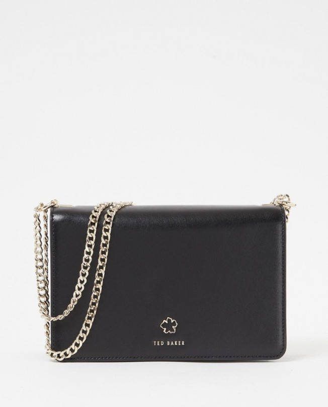 Ted Baker Jorjey flower eyelet cross body black