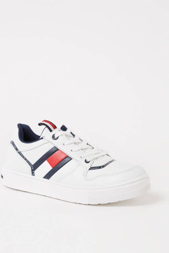 Tommy Hilfiger Sneakers LOW CUT LACE UP SNEAKER met gestreepte aantreklus
