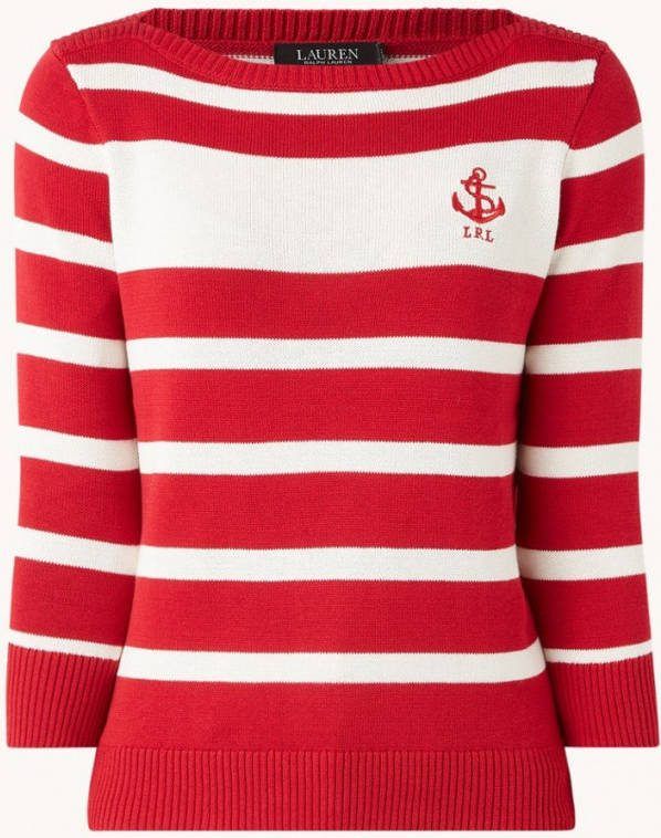 Ralph Lauren Fijngebreide trui met streepprint