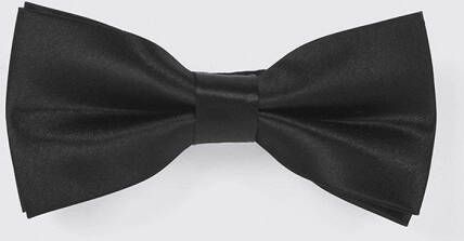 boohoo Dunne Effen Stropdas, Black