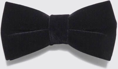 boohoo Fluwelen Strik, Black