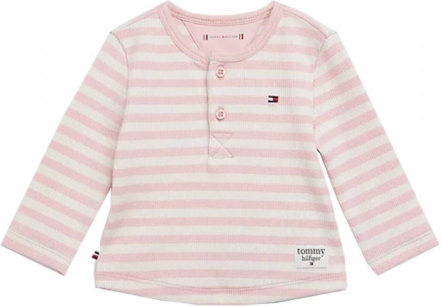 Tommy Hilfiger Ribgebreide longsleeve met streepprint