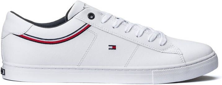 Tommy Hilfiger Sneakers ESSENTIAL LEATHER SNEAKER DETAIL met strepen in tommy kleuren
