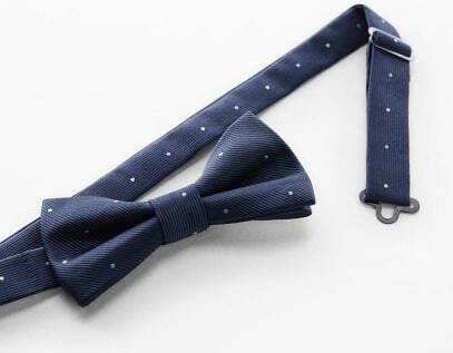 Mango Kids Gestippeld vlinderstrikje