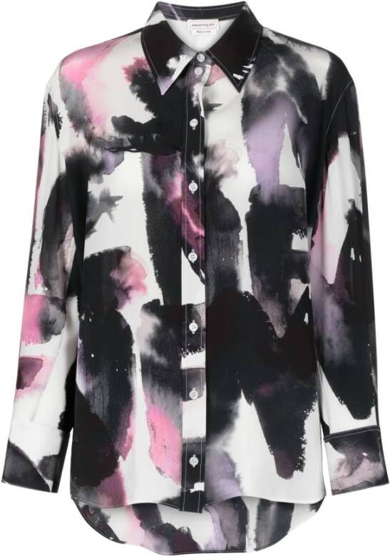 alexander mcqueen Longsleeve shirts Zwart Dames