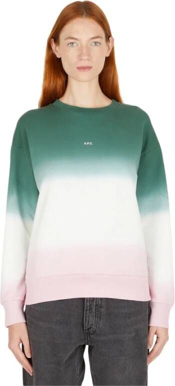 A.p.c. Hoodies & Sweatvesten Groen Dames