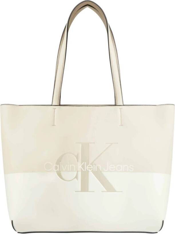 Calvin klein Jeans Schoudertassen Wit Dames