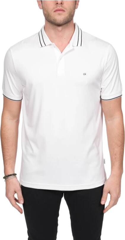 Calvin Klein T shirts en polos , Wit, Heren