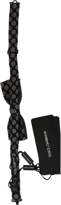 Dolce & Gabbana Jacquard Bow Tie Papillon , Bruin, Heren