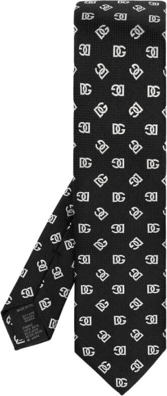 Dolce & Gabbana Stropdassen & Strikjes Zwart Heren