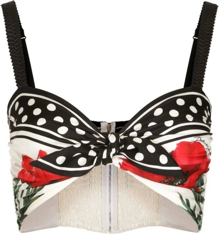 Dolce & Gabbana Sleeveless Tops , Wit, Dames
