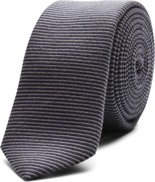 Jack and Jones Jacwashington TIE Grey Melange/STRIPE | Freewear Grijs