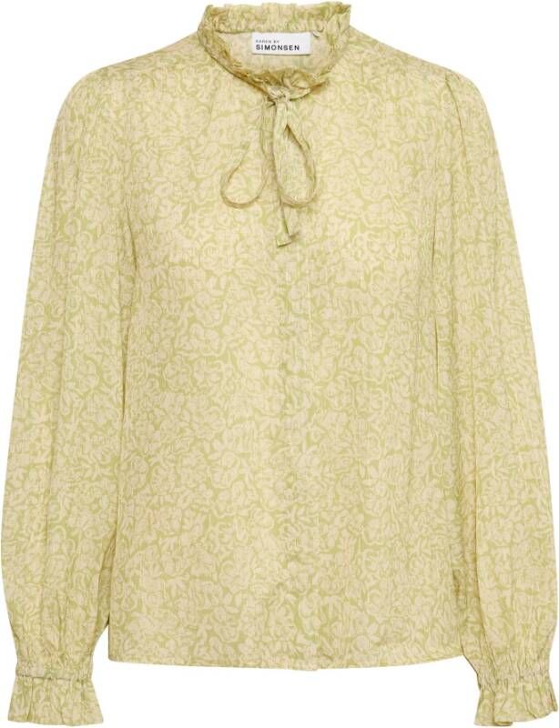 Karen by Simonsen Longsleeve shirts Geel Dames