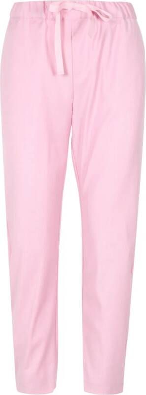 Semicouture Slim fit broek , Roze, Dames