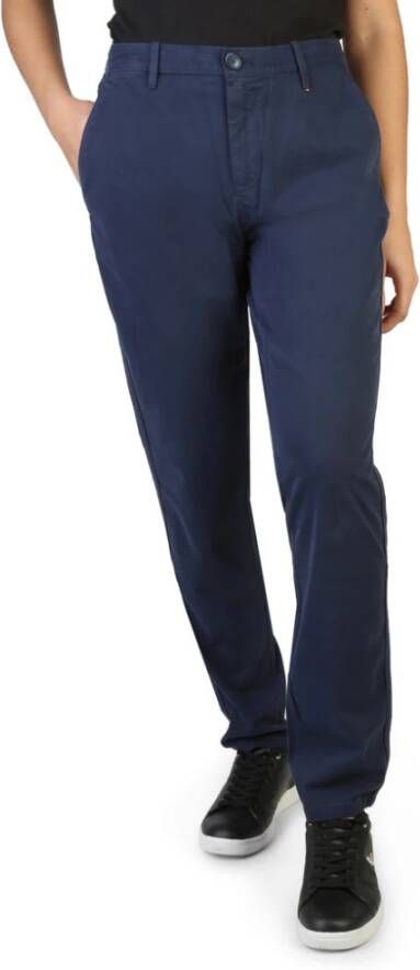 Tommy Hilfiger Chinos Xf0Xf00554 , Blauw, Dames