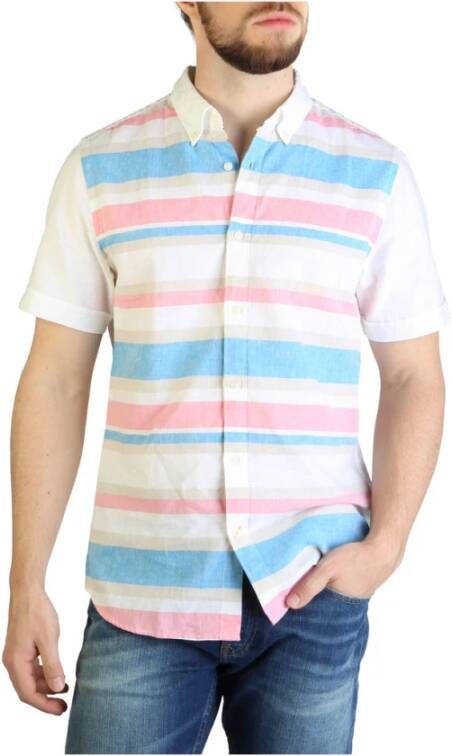 Tommy Hilfiger Korte mouwen Overhemden Wit Heren