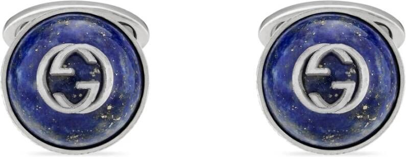 Gucci Manchetknopen en dasspelden , Grijs, Heren