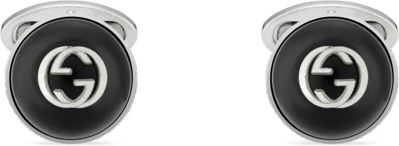Gucci Manchetknopen en dasspelden , Zwart, Dames