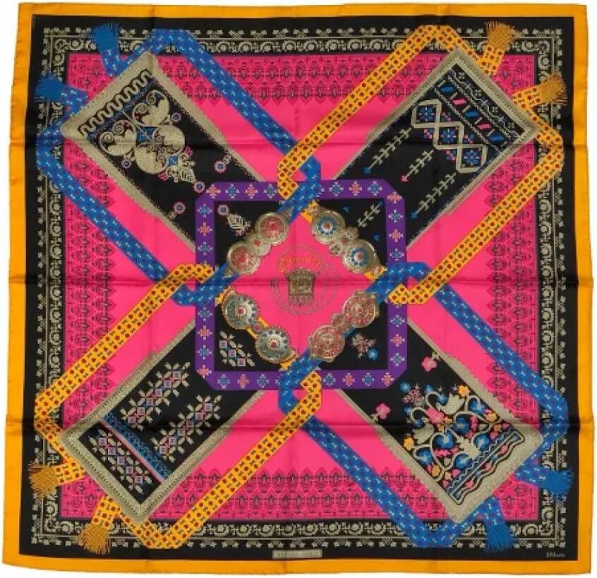 Hermès Vintage Pre owned Scarves , Zwart, Dames