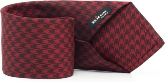 Kiton Stropdas , Rood, Heren