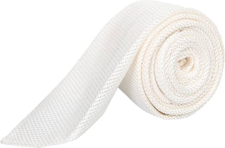 Lardini Geperforeerde detailbinding , Wit, Heren