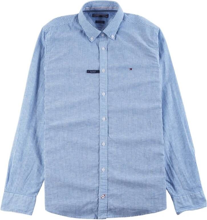 Tommy Hilfiger Katoenen linnen stp nf2 lichtblauw , Blauw, Heren