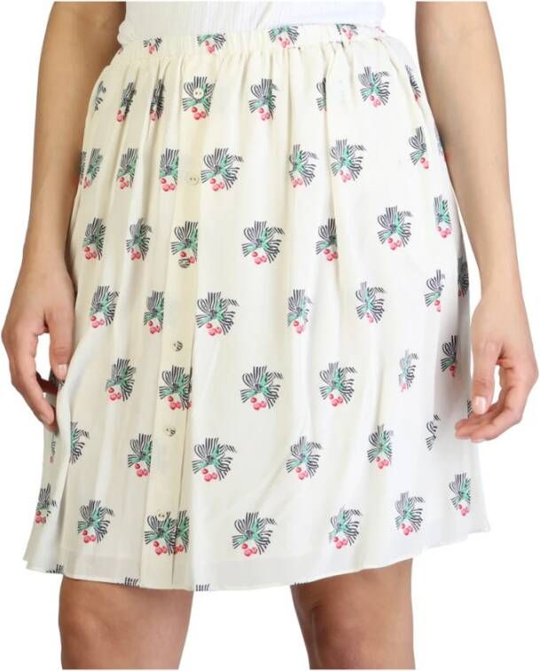 Tommy Hilfiger Korte rok Ww0Ww17446 , Wit, Dames