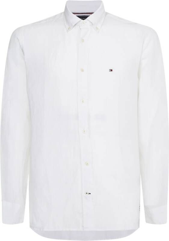 Tommy Hilfiger Overhemd Lange Mouw PIGMENT DYED LINEN SHIRT