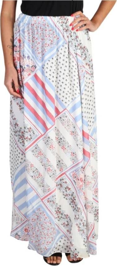 Tommy Hilfiger Skirt Ww0Ww18337 , Wit, Dames
