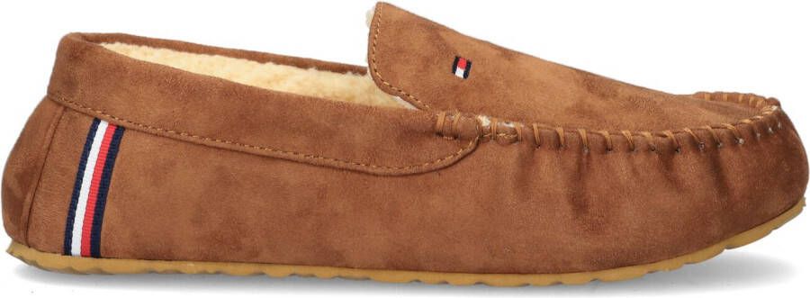 Tommy Hilfiger Cognac Pantoffels Warm Corpo Elevated
