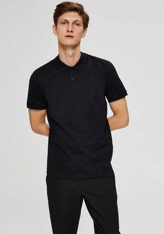 Selected Homme Regular fit polo van biologisch katoen