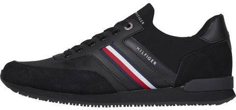 Tommy Hilfiger Slip on sneakers ICONIC SOCK RUNNER met strepen opzij