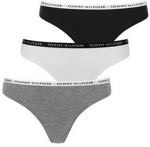 Tommy Hilfiger Underwear String met smalle logoboord(3 stuks )