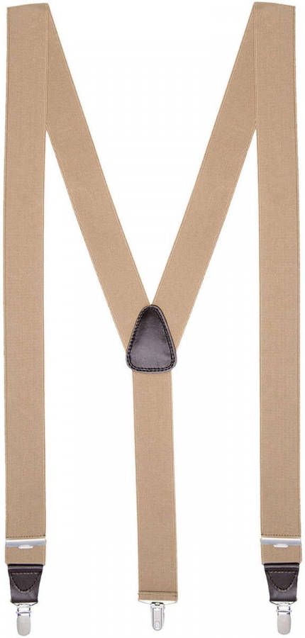 Michaelis Bretels beige, Effen