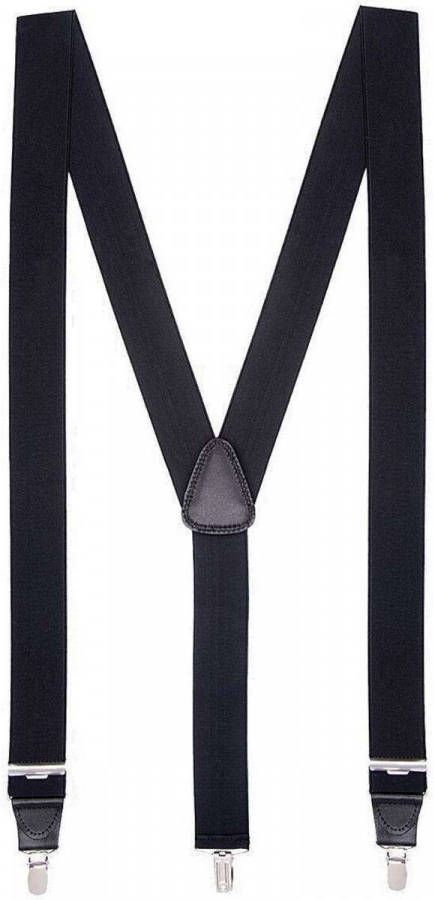 Michaelis Bretels zwart, Effen