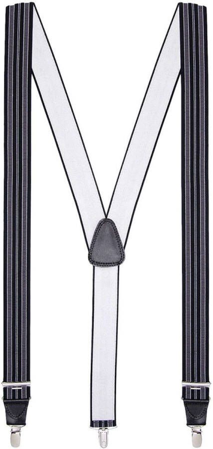 Michaelis Bretels Streep Zwart Grijs
