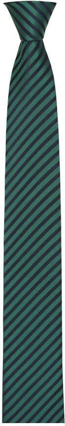 OLYMP Krawatte Stropdas groen/zwart, Horizontale strepen