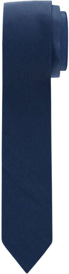OLYMP Stropdas blauw, Effen