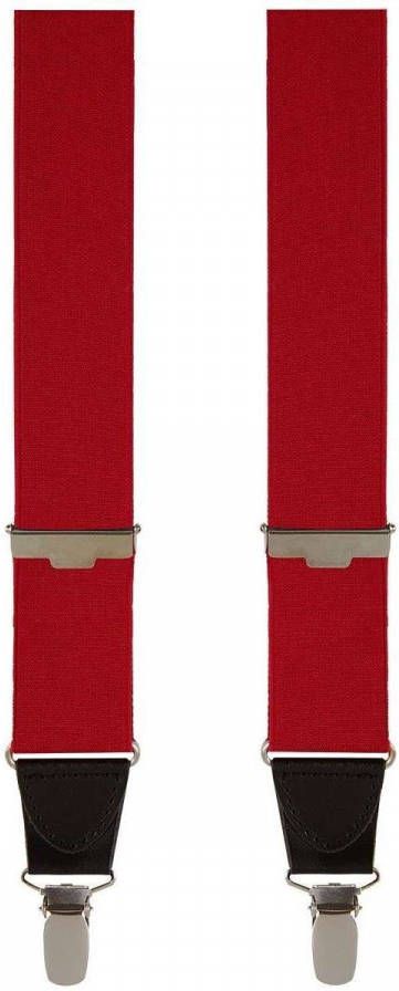 Profuomo Bretels rood, Effen