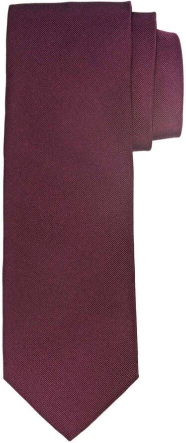 Profuomo Originale Stropdas bordeaux, Effen