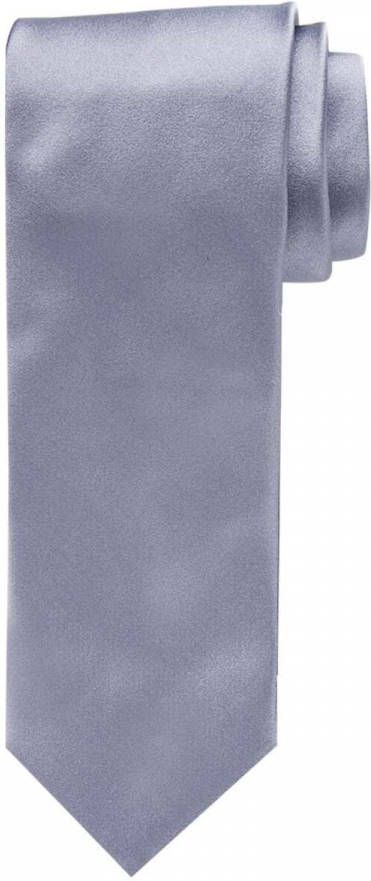 Stropdas Profuomo grijs satijn zijde ONE SIZE