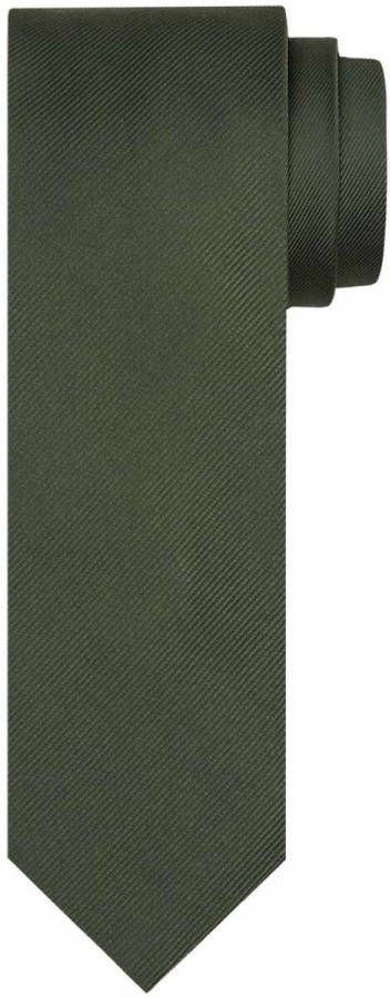 Profuomo Stropdas donkergroen, Effen